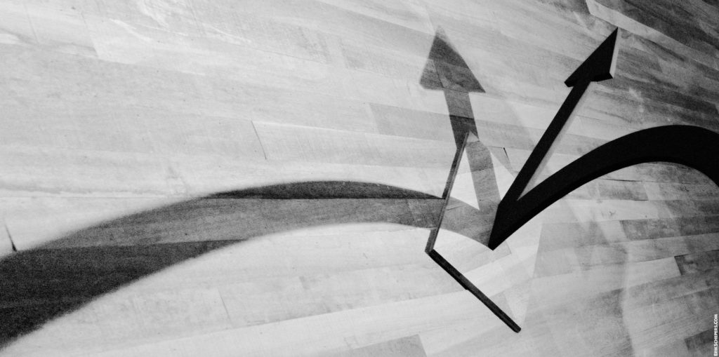 Arrow bouncing off of the floor