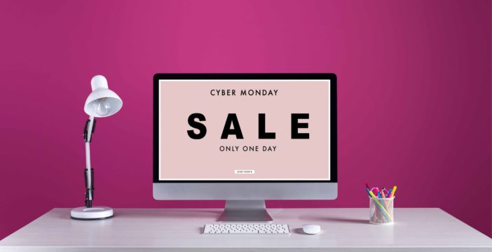 cyber monday sale on desktop computer
