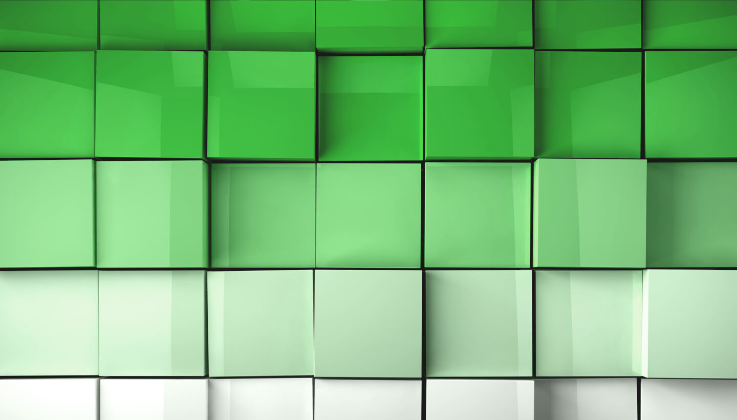 differnt shades of green blocks
