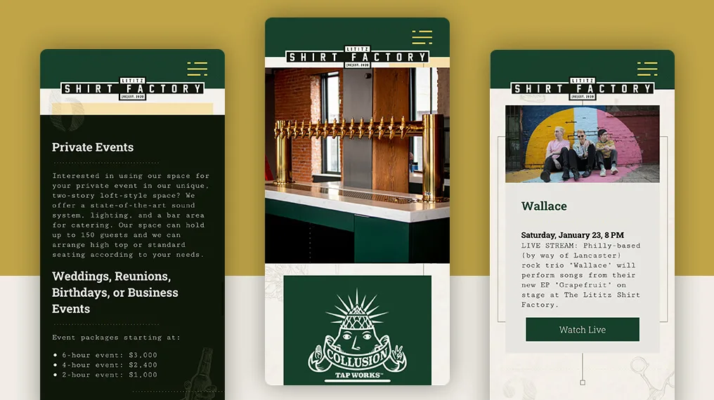 05 LSF Image 03 jpg Lititz Shirt Factory: Website Design