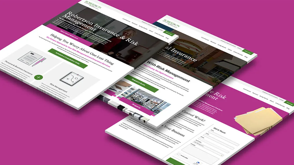 06 RI Image 04 Robertson Insurance: Website Redesign