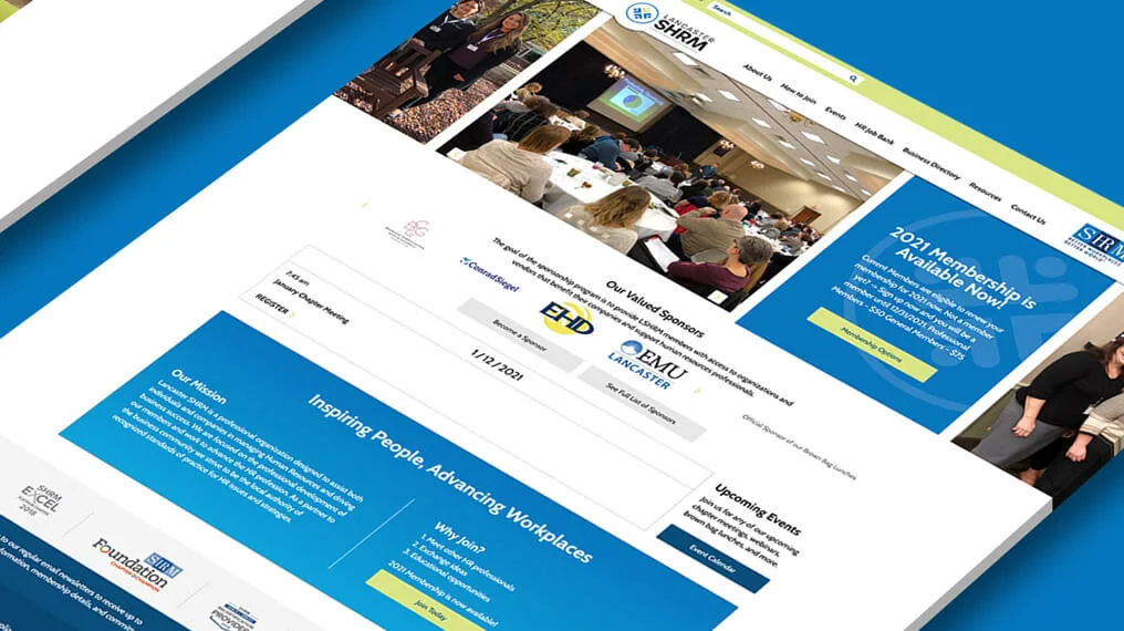 06 SHRM Image 04 Lancaster SHRM: Branding & Website Redesign