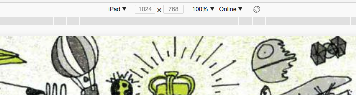 Screen shot of Choosing a Mobile Device Size in Virtual Machine