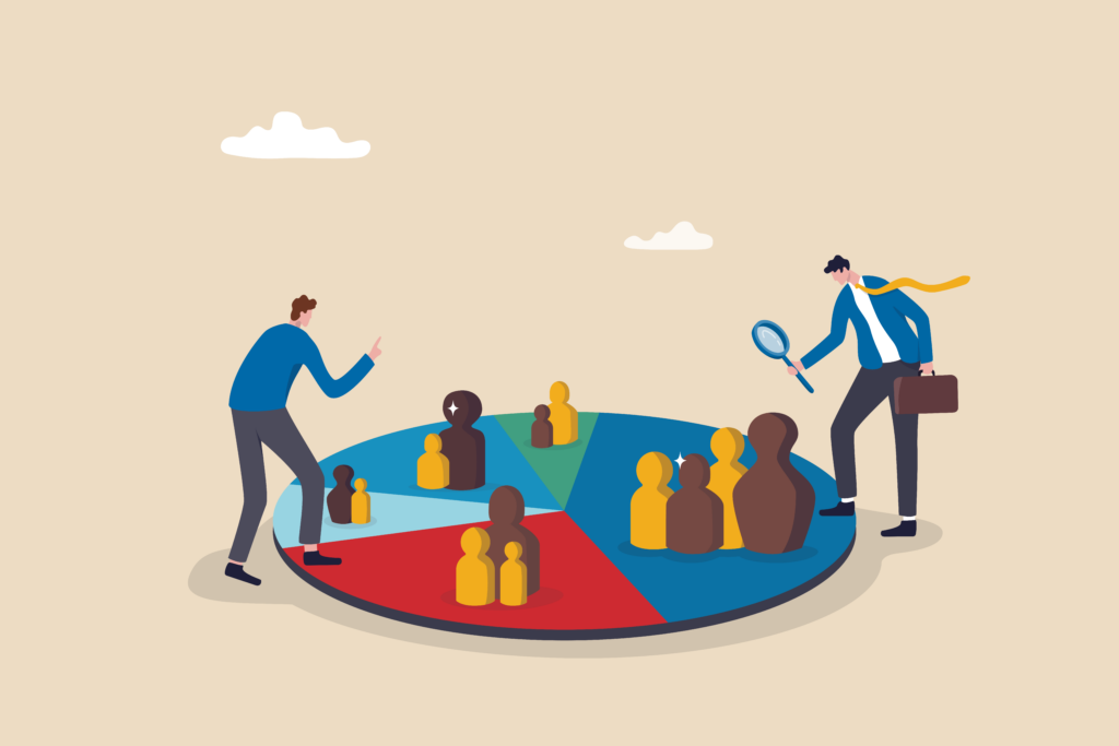 Google Ads audience identification illustration.