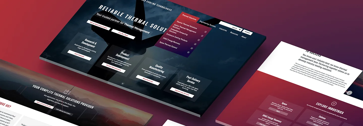 ACT eCommerce Hero Advanced Cooling Technologies: eCommerce Design