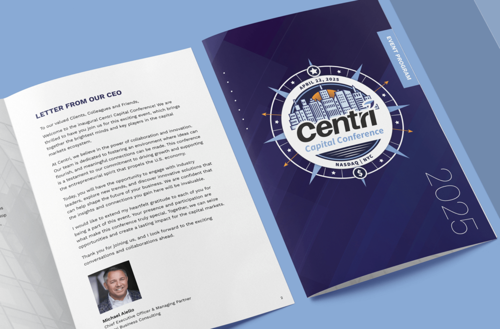 CentriCapCon Work 02 Centri Business Consulting Capital Conference: Web Design & Print Marketing