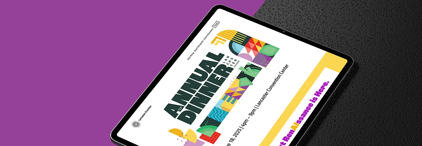 LCAN Hero Lancaster Chamber of Commerce: Event Digital and Print Marketing