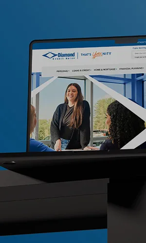 DiamondSite 25 Thumb Diamond Credit Union: 2025 Website Redesign